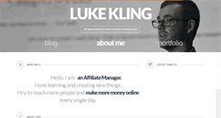Desktop Screenshot of lukekling.com